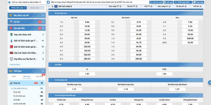 Bí quyết soi kèo 1x2 hiệu quả từ chuyên gia
